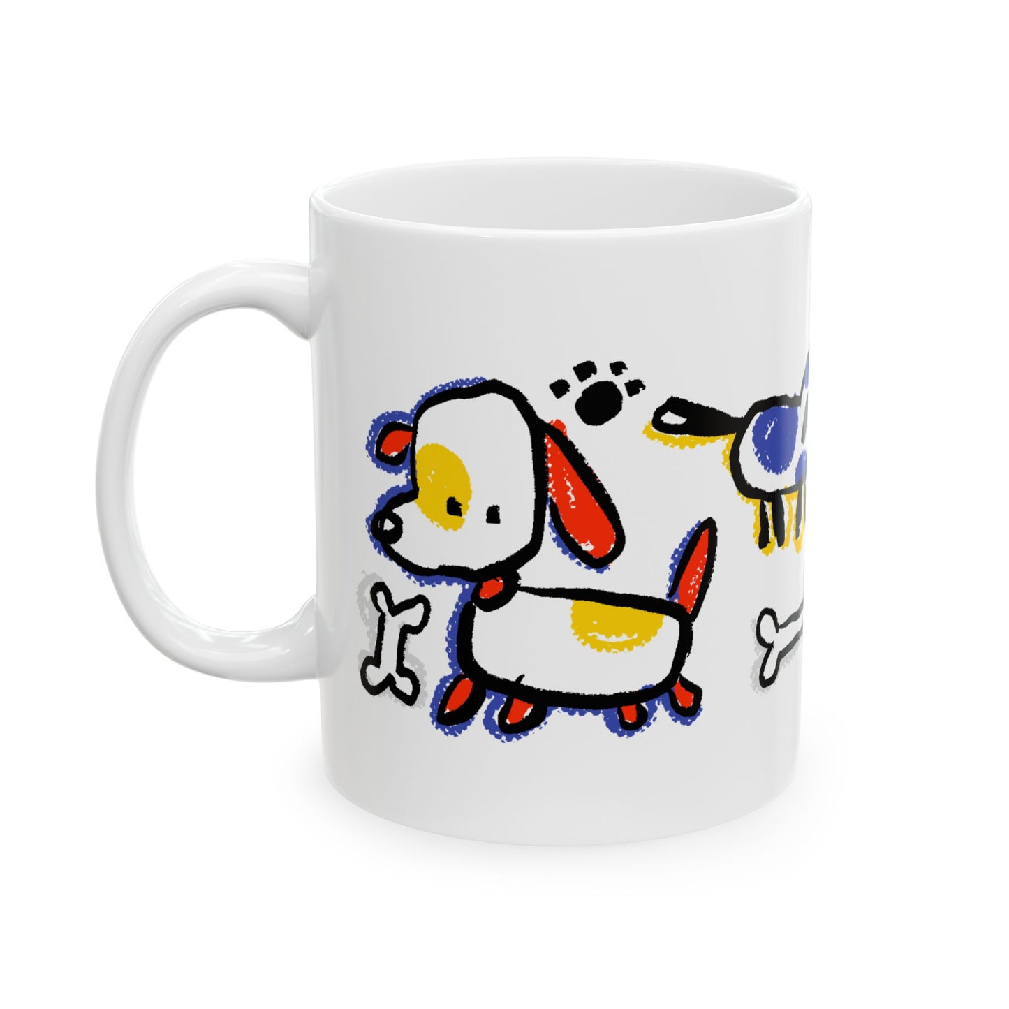 Doodle Puppy Mug, (11oz, 15oz)