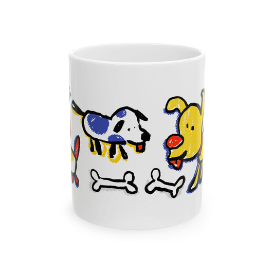 Doodle Puppy Mug, (11oz, 15oz)